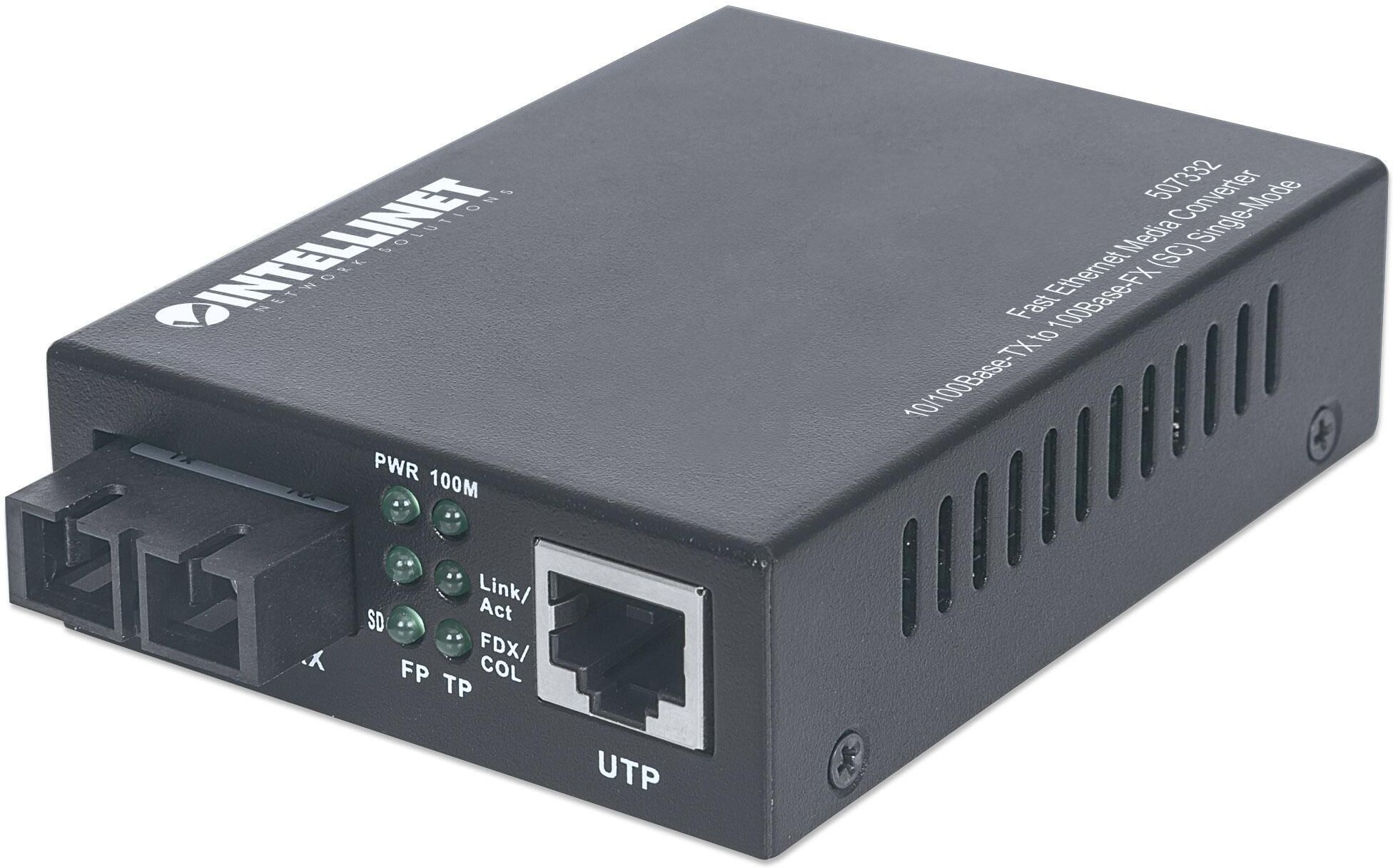 Intellinet Media Converter Fast Ethernet Monomodale