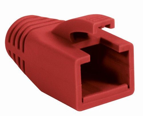 Intellinet Copriconnettore per Plug RJ45 Cat.6 8mm Rosso