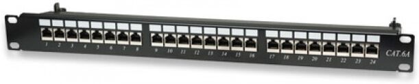 Intellinet Pannello Patch STP 24 Posti RJ45 cat. 6A