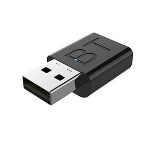 Shinekoo USB Bluetooth Adapter 5.0 Audio Mini Zender Ontvanger Bluetooth Dongle voor PC Windows 11, 10, 8.1, 7 Compatibel met Game Controller, Headset, Telefoon, Toetsenbord, Muis, Plug and Play