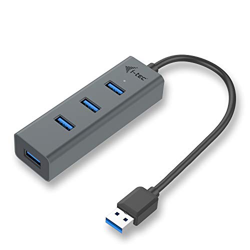 i-tec USB 3.0 4-Port HUB Metaal voor Windows MacOS Linux Android