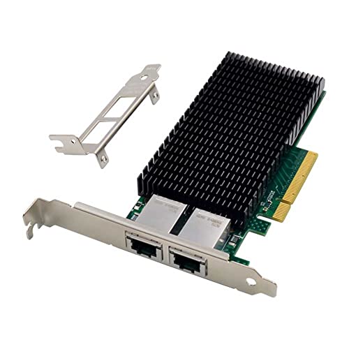 Hduacuge Netwerkkaart Server X540-T2 10G Netwerkkaart X540 PCIE X8 Dual Port Netwerkkaart Server Netwerk Accounting RJ45 10G