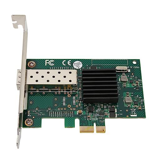 GOWENIC PCIe X1 Netwerkkaart met Enkele SFP-poort, 1000 Mbps LC-poort PCI Express Ethernet LAN-adapter voor Linux voor Windows, voor FreeBSD, voor Linux, voor VMWare ESXi, voor Win 7,