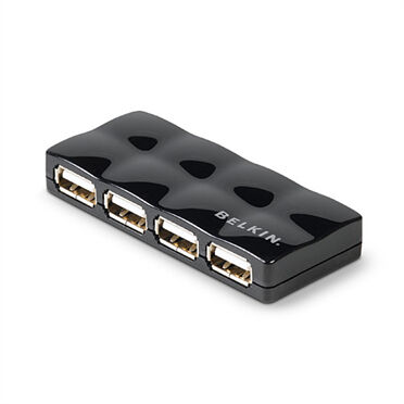 Belkin F5U404cwBLK USB 2.0 4-Port Hub