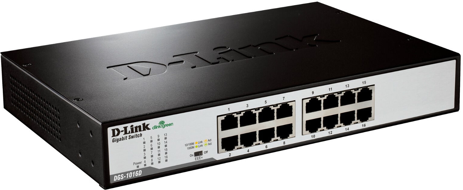 D-Link GIGAEXPRESS 16-PORT GIGABIT SWITCH 16X 1