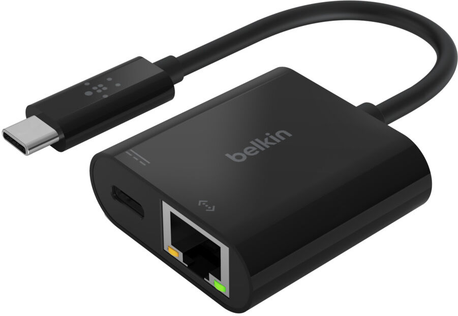 Belkin INC001btBK USB-C to Ethernet + Charge Adapter (60W)