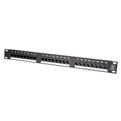KD UTP Cat5e Patchpanel 19''- 24 poorts
