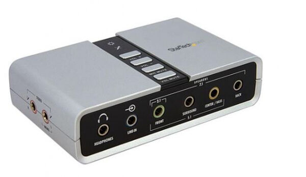 StarTech.com StarTech ICUSBAUDIO7D - USB Soundbox 7.1 Adapter - externe USB Soundkarte mit SPDIF Didital Audio