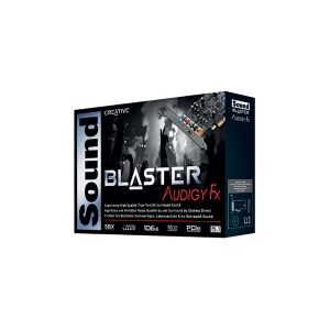 Creative Sound Blaster Audigy Fx - Lydkort - 24 bit - 192 kHz - 106 dB SNR - 5.1 - PCIe