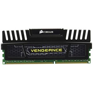 Corsair CMZ16GX3M2A1600C10 Vengeance 16GB (2x8GB) DDR3 1600 Mhz CL10 Mémoire pour ordinateur de bureau performante avec profil XMP. Noir - Publicité