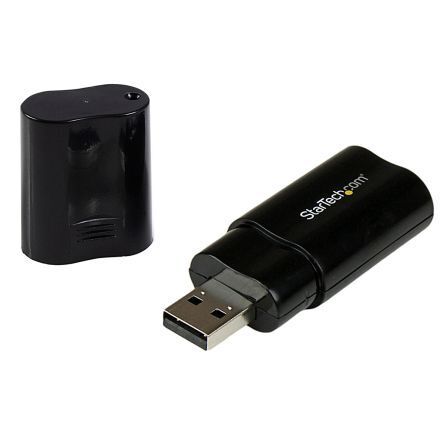 Startech USB 2.0 to Audio Adapter - Black, ICUSBAUDIOB