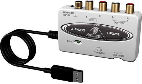 Behringer U-phono UFO202 Bianco convertitore audio