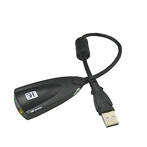 Graootoly Externe USB-Geluidskaart Getelegrafeerde Opname Geluidskaart 3.5mm voor Laptop PC Desktop PC