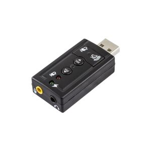 Deltaco Usb Lydkort 7.1 2x 3.5mm