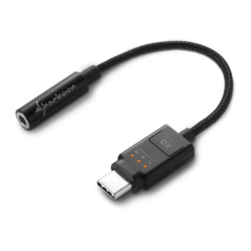 Sharkoon mobile dac placa de som usb-c