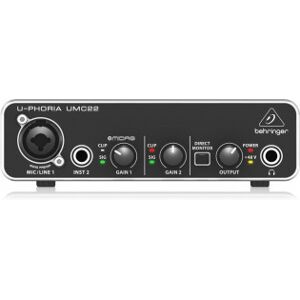 Behringer U-Phoria Umc22 Ljudkort Till Usb-Porten