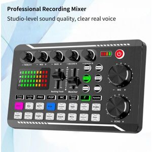 Progressive Student Powerful External Sound Card User-friendly Stable Performance Durable Live Stream Audio Adapter