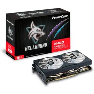 PowerColor Radeon RX 7600 XT Hellhound - 16GB GDDR6