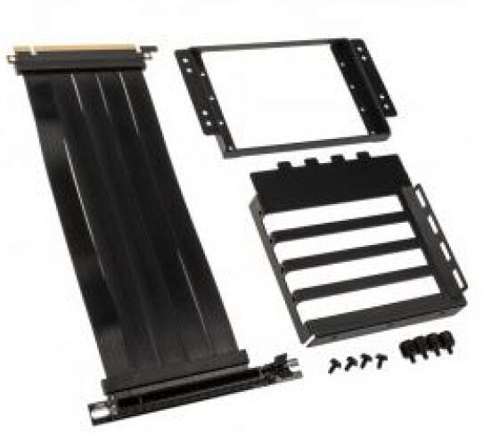 Lian-Li O11D-1X-4 - Riser Card Kabel + PCI-Slot-Blende - PCIe 4.0, schwarz