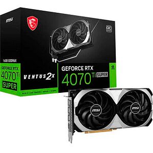 msi GeForce RTX 4070 Ti SUPER 16G VENTUS 2x OC Grafikkarte 16 GDDR6 256 Bit