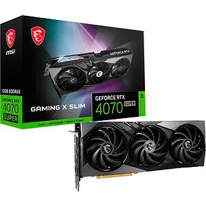 msi GeForce RTX 4070 SUPER 12G GAMING X SLIM Grafikkarte 12 GDDR6 192 Bit