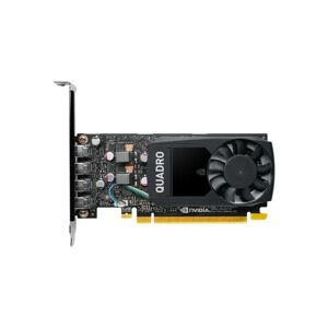 Grafikkarte PNY nvidia Quadro P1000 V2 LowProfile, 4 gb GDDR5, PCIe 3.0 x16, 4x Mini dp 1.4, LP-Halterung, kleine Box