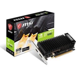 MSI GeForce GT 1030 2GHD4 LP OC 2GB GDDR4 Grafikkarte DP/HDMI passiv Low Profile