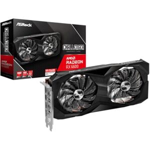 ASROCK AMD Radeon RX 6600 Challenger D Grafikkarte 8GB GDDR6 HDMI, 3x DP