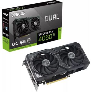 ASUS DUAL GeForce RTX 4060Ti OC Gaming Grafikkarte 8GB GDDR6, 1xHDMI, 3xDP