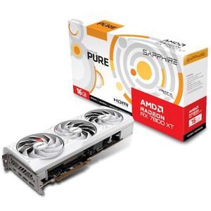 SAPPHIRE AMD Radeon RX 7800 XT Pure OC Grafikkarte 16GB GDDR6 2xHDMI/2xDP