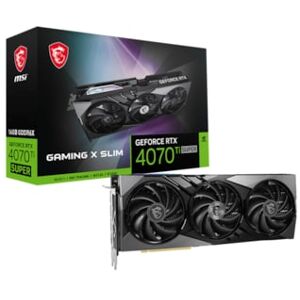 MSI GeForce RTX 4070Ti Super 16GB Gaming X Slim Grafikkarte 3xDP/HDMI