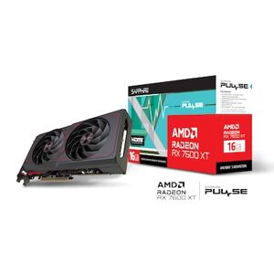 SAPPHIRE AMD Radeon RX 7600 XT PULSE Gaming OC Grafikkarte 16GB GDDR6 HDMI/DP