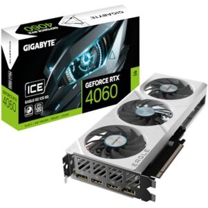 GIGABYTE GeForce RTX 4060 EAGLE OC ICE 8GB GDDR6 Gaming Grafikkarte 2xHDMI 2xDP