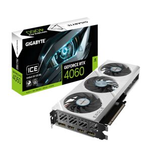 GIGABYTE GeForce RTX 4060 EAGLE OC ICE 8GB GDDR6 Gaming Grafikkarte 2xHDMI 2xDP