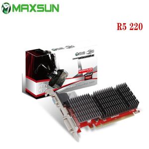 Maxsun Volle Neue Desktop R5 220 1gb Gddr3 Grafikkarten 64bit Hdmi-Kompatibel Vga Dvi Pc Computer Spiele Video Karte