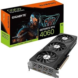 Gigabyte NVIDIA GeForce RTX 4060 GAMING OC Graphics Card 8GB GDDR6, 128-bit, PCI-E 4.0, 2550MHz Core Clock, 2x DP 1.4, 2x HDMI 2.1a, NVIDIA DLSS 3 GV-N4060GAMING OC-8GD