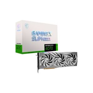 MSI GeForce RTX 4070 GAMING X SLIM 12G WHITE, Grafikkarte