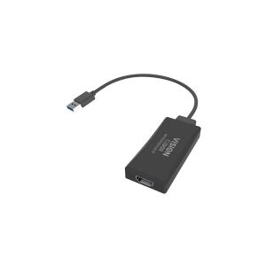 Vision - Ekstern videoadapter - USB 3.0 - HDMI - sort - detailsalg