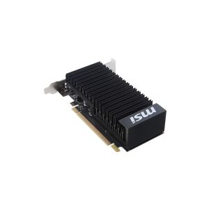 MSI GT 1030 2GHD4 LP OC - Grafikkort - GF GT 1030 - 2 GB DDR4 - PCIe 3.0 x4 lavprofil - HDMI, DisplayPort