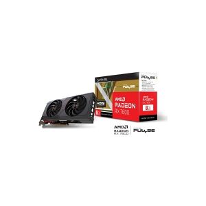 Sapphire Technology Sapphire Pulse Radeon RX 7600 - Grafikkort - Radeon RX 7600 - 8 GB GDDR6 - PCIe 4.0 x8 - HDMI, 3 x DisplayPort