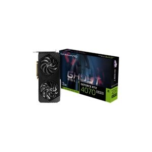 Gainward RTX4070 Super Ghost, GeForce RTX 4070, 12 GB, GDDR6X, 192 Bit, 7680 x 4320 pixel, PCI Express x16 4.0