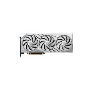 MSI GeForce RTX 4070 Ti SUPER 16G GAMING X SLIM WHITE - Grafikkort - GeForce RTX 4070 Ti Super - 16 GB GDDR6X - PCIe 4.0 - HDMI, 3 x DisplayPort - hvid - boks