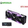 Tarjetas gráficas MAXSUN completamente nuevas RTX 3060 iCraft OC 12G 8G GDDR6 GPU ordenador PC 192bit 128bit tarjeta gráfica de vídeo para juegos