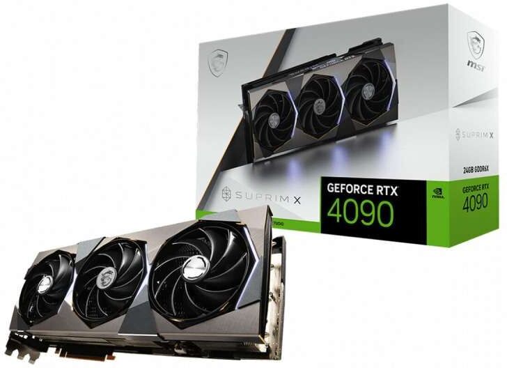 Tarjeta Gráfica MSI GeForce RTX 4090 SUPRIM X 24G 24 GB GDDR6 NVIDIA GeForce RTX 4090