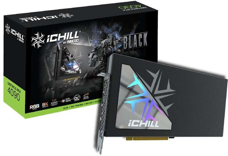 Tarjeta Gráfica INNO3D GeForce RTX 4090 ICHILL BLACK NVIDIA GeForce RTX 4090 GDDR6X