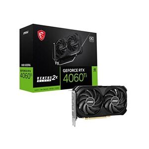 MSI Carte graphique GeForce RTX 4060 Ti VENTUS 2X BLACK 8G OC - Publicité