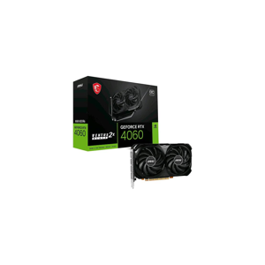 MSI NVIDIA GEFORCE RTX 4060 VENTUS 2X BLACK OC 8GB GDDR6 DLSS 3