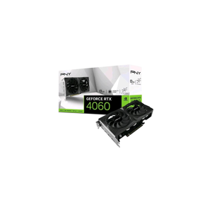 PNY NVIDIA GEFORCE RTX 4060 8GB VERTO GDDR6 DLSS 3 DUAL FAN PCI Express 4.0