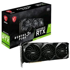 MSI RTX NVIDIA GEFORCE 3070 VENTUS 3X PLUS SCHEDA GRAFICA 8G OCLHR GDDR6 HDMI 3xDISPLAYPORT PCI-EXPRESS X16 BLACK