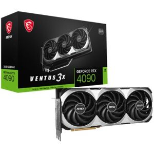 MSI VENTUS GeForce RTX 4090 3X E 24G OC NVIDIA 24 GB GDDR6X (RTX 4090 VENTUS 3X E 24G OC)